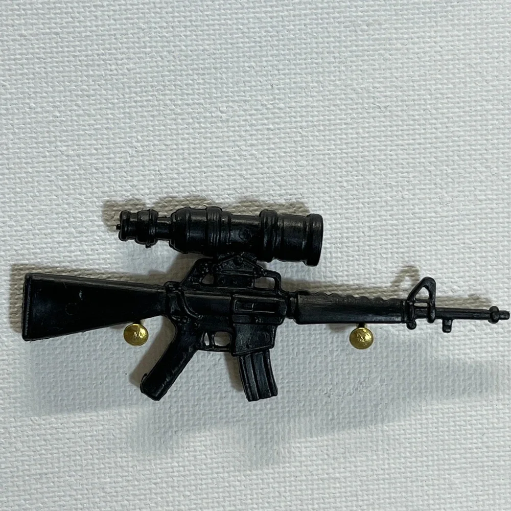 1985 GI Joe Frostbite Rifle Gun Hasbro Vintage Action Figure Accessory Black